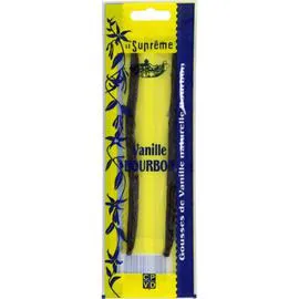 Gousses de vanille naturelle de Bourbon (3g)