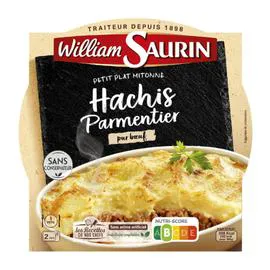 WILLIAM SAURIN Plat cuisiné hachis parmentier boeuf 300g