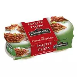 Emietté de thon au piment d'Espelette (2x80g)