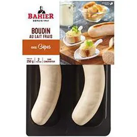 Boudins blancs aux cèpes (250g)