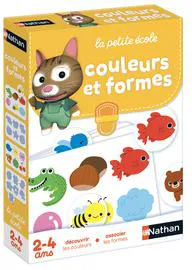 La petite école - Couleurs et formes - Jeu éducatif - 2-4A (x6)