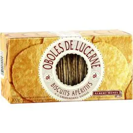 Biscuits apéritifs au fromage d'emmental (100g)