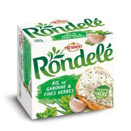 PRÉSIDENT Rondelé ail et fines herbes 125g