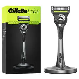 GILLETTE Rasoir Homme Exfoliant Labs Avec Manches + 1 Recharge + Socle l'unité