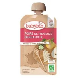 BABYBIO Poire de Provence Bergamote 120g