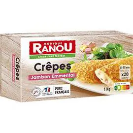 MONIQUE RANOU Crêpes jambon emmental 1kg
