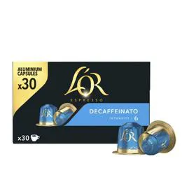 L'OR, ESPRESSO Café capsule décaffeinato compatible Nespresso ESPRESSO x30