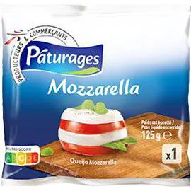 PÂTURAGES Mozzarella 125g