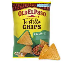 OLD EL PASO Tortilla Chips Crunchy Fajita 300g