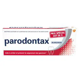 PARODONTAX Dentifrice blancheur 2x75ml