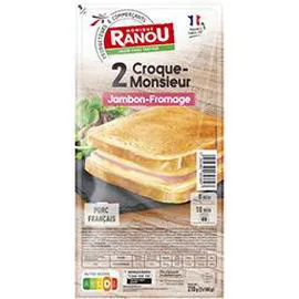 MONIQUE RANOU Croque-monsieur jambon fromage 2x105g