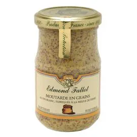 Moutarde en grains au vin blanc (205g)
