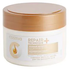 AUCHAN, COSMIA Repair + masque nutritif aux protéines de blé pour cheveux secs ou abîmés 300ml
