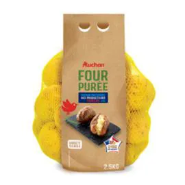 AUCHAN Pommes de terre four purée nouvelle récolte 2,5kg