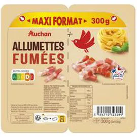 AUCHAN Allumettes fumées 2x150g