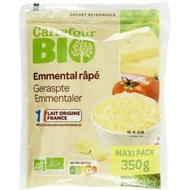 Emmental bio râpé (350g)