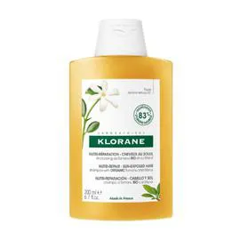 KLORANE Shampoing Nutritif Après-Soleilpour Cheveux Exposés au Soleil au Monoï & Tamanu Bio 200ml