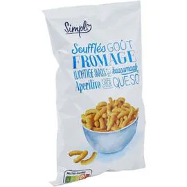 Biscuits apéritif Soufflés goût fromage (100g)