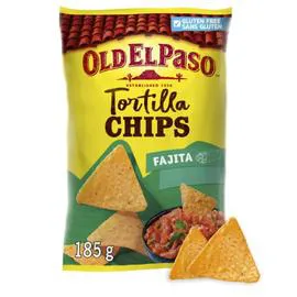 OLD EL PASO Chips tortillas Fajita 185g