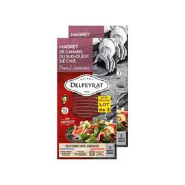Magret de canard du sud-ouest séché (2x70g)
