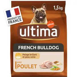 Croquettes pour chien bouledogues français (1,5kg)