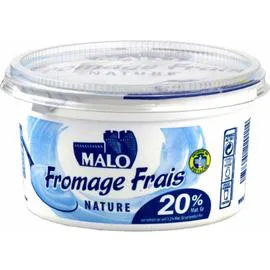 Fromage frais nature 20% MG (500g)