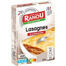 MONIQUE RANOU Lasagnes à la bolognaise 325g