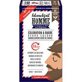 Homme - Coloration barbe & moustache châtain naturel (60ml)