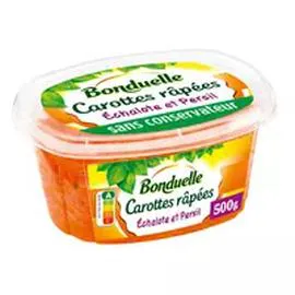 Carottes rapées à l'échalote et au persil (500g)