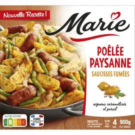 MARIE Plat cuisiné poêlée à la paysanne 900g