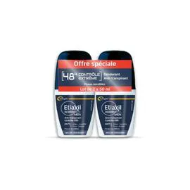 ETIAXIL Déodorant homme anti-transpirant 2x50ml