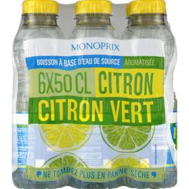 Boisson Saveur Citron-Citron Vert (l'unité)