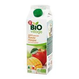 MARQUE REPÈRE, BIO VILLAGE Pur jus Pomme mangue Bio 1l