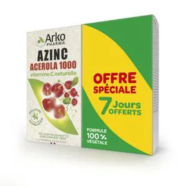 ARKOPHARMA Complément Alimentaire Azinc Acerola 1000 Vitamine C naturelle x30