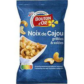 BOUTON D'OR Noix de cajou grillées & salées 200g