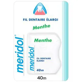 Fil Dentaire Elargi Menthe (40m)