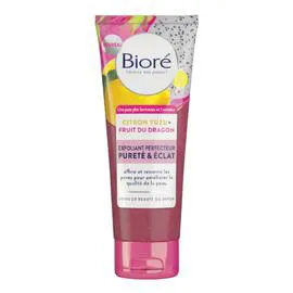 BIORÉ Démaquillant exfoliant perfecteur pureté & éclat citron yuzu + fruit du dragon 100ml