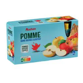 Gourdes pomme nature sans sucres ajoutés (12x90g)