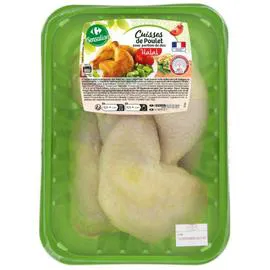 Cuisses de poulet avec portion de dos halal (x6)