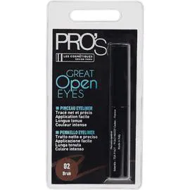 Pinceau eyeliner Great Open Eyes brun 02 (l'unité)
