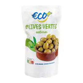  Olives vertes entières Eco + 400g
