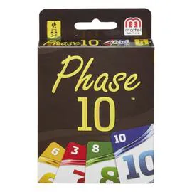 Jeu de cartes famille Phase 10 (l'unité)