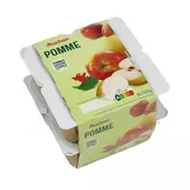 Coupelles pomme nature (8x100g)