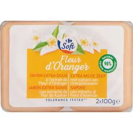 Savon fleur d'oranger (2x100g)