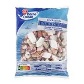 MARQUE REPÈRE, PÊCHE OCÉAN Cocktail Fruits de mer 500g