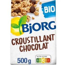 BJORG Céréales croustillant chocolat Bio 500g