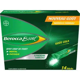 Complément alimentaire boost goût cola (x14)