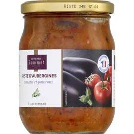 Riste d'aubergines tomates et poivrons à la provençale (520g)