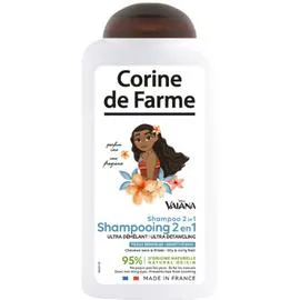 Shampooing 2 en 1 Vaiana ultra démêlant peaux sensibles (300ml)