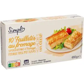 Feuilletés au fromage SIMPL (10x65g)
